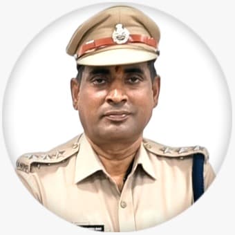 S. V. Raghavendra Rao in police uniform